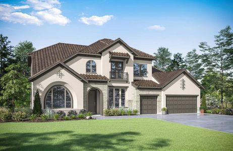 New construction Single-Family house 1912 Crimson Sunset Dr, Georgetown, TX 78628 plan Colinas - image