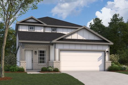 New construction Single-Family house 345 Old Stagecoach Rd, Jarrell, TX 76537 Gardenia- photo 0