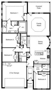 D.R. Horton's The Live Oak floorplan - All Home and community information, including pricing, included features, terms, availability and amenities, are subject to change at any time without notice or obligation. All Drawings, pictures, photographs, video, square footages, floor plans, elevations, features, colors and sizes are approximate for illustration purposes only and will vary from the homes as built.