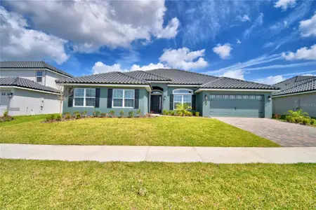 New construction Single-Family house 5298 Tennessee Ridge Ct, Auburndale, FL 33823 plan 3000 - image