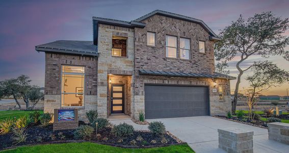 New construction Single-Family house 1708 Seekat Dr, New Braunfels, TX 78132 plan Lyndon - image