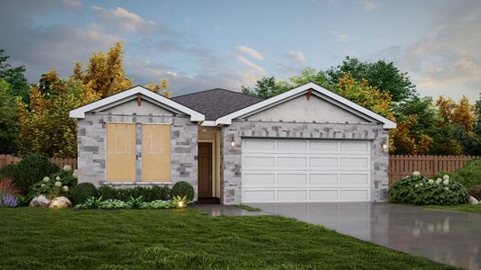 New construction Single-Family house 717 Willowbrook Ave, New Braunfels, TX 78130 plan Desert View - image