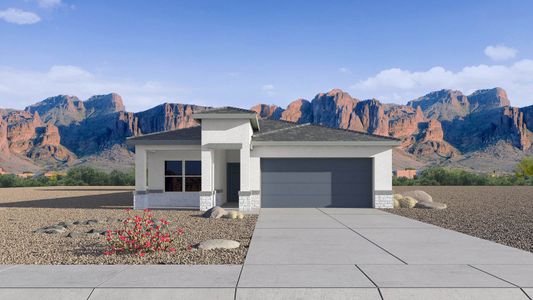 New construction Single-Family house 15476 W Desert Hollow Dr, Surprise, AZ 85387 null- photo 0