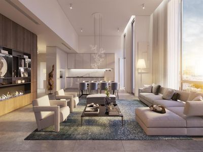 Rendering of potential interior of a Villa Ballada condominium