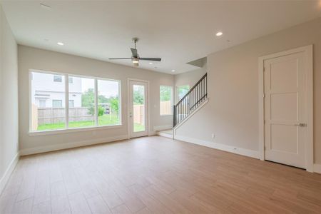 The living room offers great natural light, plenty of space for your furniture and decorative touches.