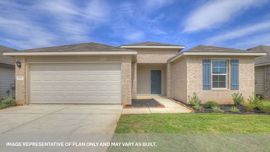 New construction Single-Family house 334 Honeydew Wy, Seguin, TX 78155 The Denton- photo 0