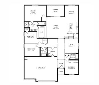 New construction Single-Family house 1775 Draughton Dr, Zephyrhills, FL 33541 plan Jasmine - image