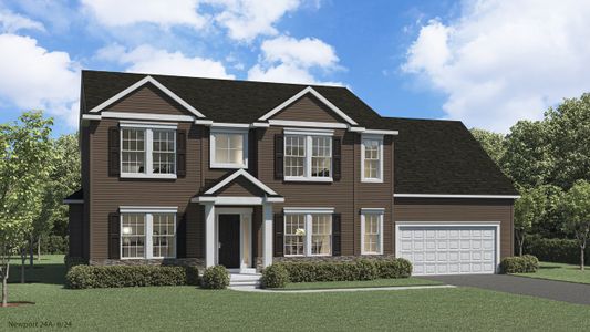 New construction Land house 59 Woodthrush Trl, Orchard Park, NY 14127 plan Newport 24A - image