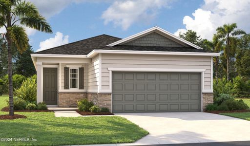 New construction Single-Family house 5890 Tomahawk Lake Drive, Jacksonville, FL 32254 Beech- photo 0