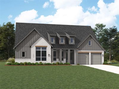 New construction Single-Family house 222 Jates Field Bnd, Liberty Hill, TX 78642 Barletta- photo 0