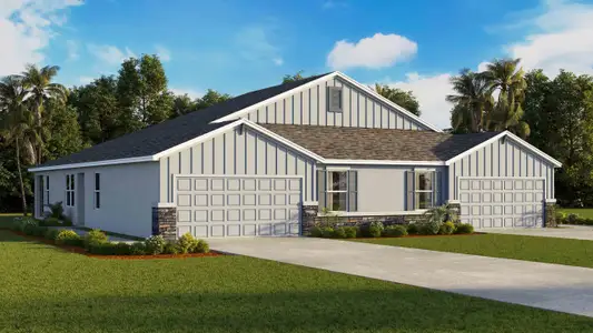 New construction Single-Family house 9841 Coconut Ct, Spring Hill, FL 34608 plan Carrington - image