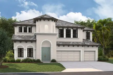 New construction Single-Family house 35072 Big Hawk Dr, Zephyrhills, FL 33541 plan Granada I - image