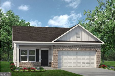 New construction Single-Family house 1479 Trellis Ct, Unit 3), Hampton, GA 30228 The Piedmont- photo 0