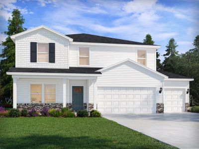 New construction Single-Family house 4005 Wesley Chapel Wy, Raleigh, NC 27616 plan Chatham - image