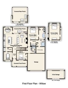 New construction Single-Family house 5796 Milton Wilson Blvd, Arlington, TN 38002 plan Willow - image 5