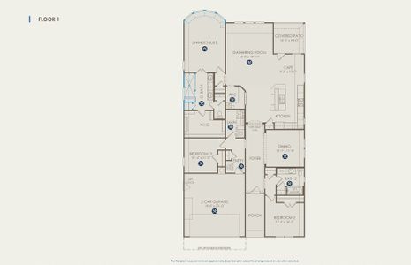 McKinney Floor Plan, Quick Move-In Home, Floor 1