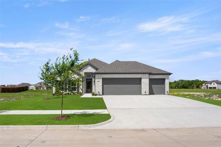 New construction Single-Family house 1871 Silver Birch Road, Waxahachie, TX 75165 Woodford 2F- photo 0