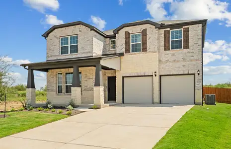 New construction Single-Family house 16813 Bustillos Pass, Manor, TX 78653 plan Albany - image
