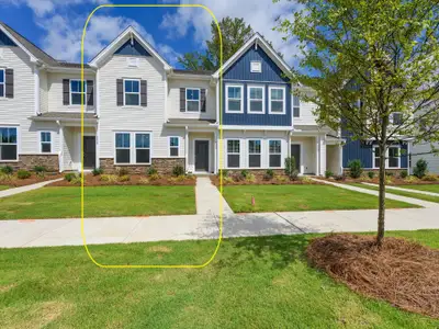 New construction Townhouse house 6543 Fire Lily Ln, Charlotte, NC 28216 plan The Magpie - image
