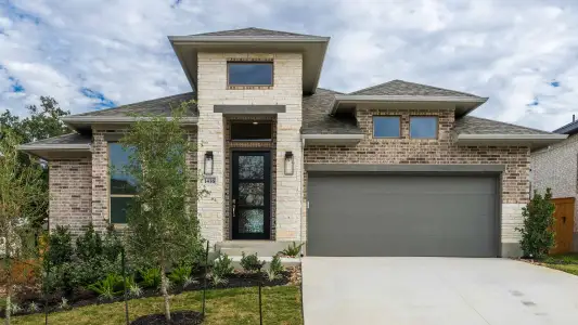 New construction Single-Family house 1436 Purple Petunia Ln, Georgetown, TX 78628 plan 2545W - image
