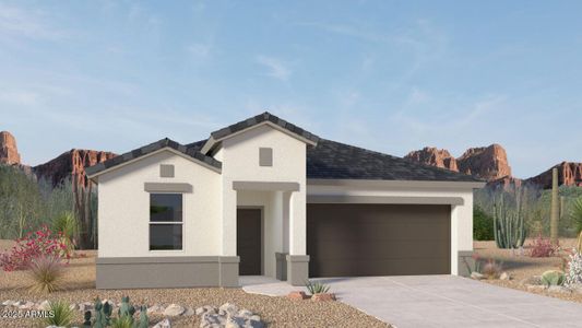 New construction Single-Family house 1337 W Hess Ave, Coolidge, AZ 85128 Abbot- photo 0