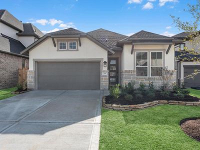 New construction Single-Family house 29763 Burcreek, Fulshear, TX 77441 Kinglet- photo 0