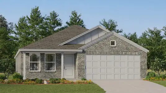 New construction Single-Family house 2123 Mosaic Valley Ct, Angleton, TX 77515 plan Dowing - image