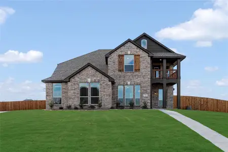 New construction Single-Family house 733 Serenity Ln, Red Oak, TX 75154 plan Magnolia II Side Entry - image