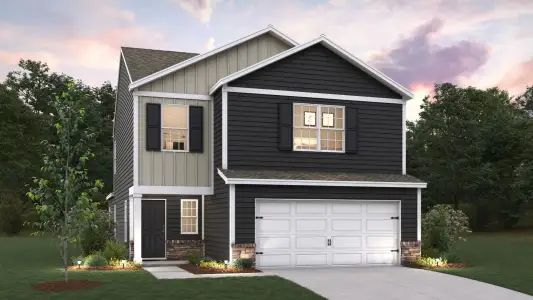 New construction Single-Family house 6252 Ashton Woods Ln, Rural Hall, NC 27045 plan Manning - image
