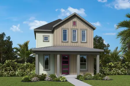 New construction Single-Family house 14963 Sirleaf Dr, Orlando, FL 32827 plan The Kahneman II - image