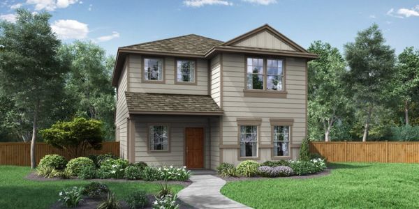 New construction Single-Family house 9900 Petrichor Blvd, Manor, TX 78653 plan Denton - image