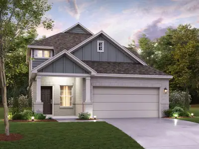New construction Single-Family house 8302 Blue Shell Ln, Cypress, TX 77433 plan Gardenia - Smart Series - image