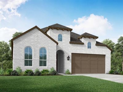 New construction Single-Family house 15730 Koi Gardens Lane, Conroe, TX 77302 Newport- photo 0