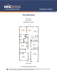 New construction Single-Family house 1195 Ss Brewer Dr, Vidor, TX 77662 plan Yellowstone - image 3