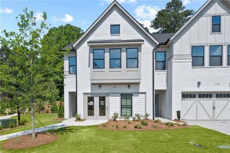 New construction Townhouse house 130 Briargate Drive, Johns Creek, GA 30097 - photo 0