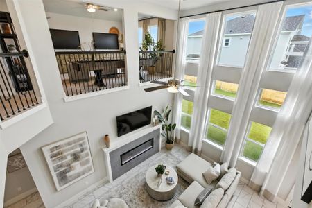 New construction Single-Family house 19104 Ariel Elena Wy, Pflugerville, TX 78660 plan Bennington 2434 S 3CG - image 18