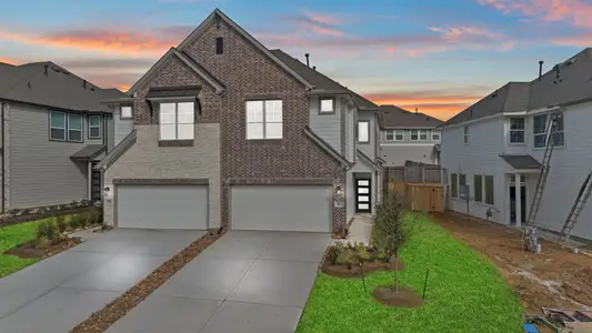 New construction Townhouse house 116 W Coralburst Lp, Montgomery, TX 77316 plan Bungalo - image