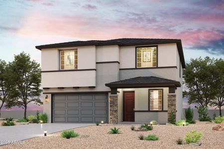 New construction Single-Family house 19225 N Los Gabrieles Wy, Maricopa, AZ 85138 5- photo 0