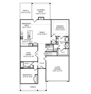 New construction Single-Family house 3307 Whispering Creek Drive, Indian Trail, NC 28079 The Radford- photo 0