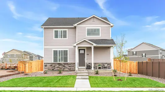 New construction Single-Family house 691 N Tempe St, Aurora, CO 80018 ALAMOSA- photo 0