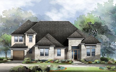 New construction Single-Family house 28717 Lindal Wl, San Antonio, TX 78260 plan Trinity - image