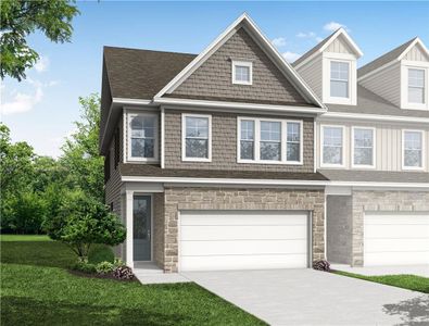 New construction Townhouse house 6395 Pinin Pl, Cumming, GA 30041 - image