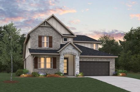 New construction Single-Family house 20703 Seville Courtyard Ln, Tomball, TX 77377 plan Cascade - image