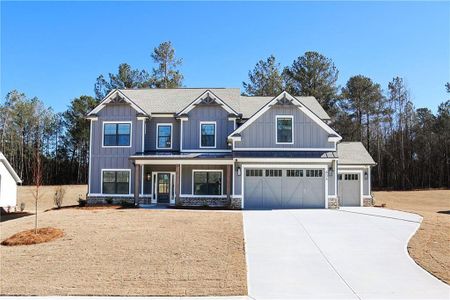 New construction Single-Family house 804 Spring Creek Wy, Monroe, GA 30655 plan (GA)Grayson A.1 3 Front Entry - image