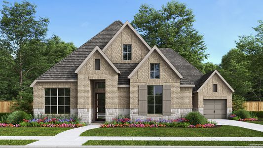 New construction Single-Family house 31152 Clover Pass, Bulverde, TX 78163 plan 3433W - image