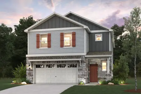 New construction Single-Family house 10643 Rosemont Pass, San Antonio, TX 78254 plan Lawson - 2057 - image