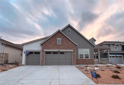 New construction Single-Family house 3856 Treadway Point, Castle Rock, CO 80108 Ballesteros- photo 0