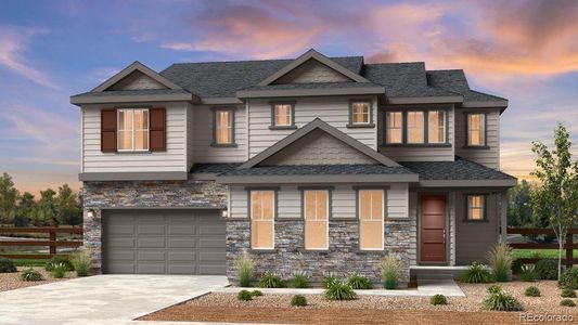 New construction Single-Family house 5698 Farrier Pt, Castle Rock, CO 80104 Keystone II- photo 0 0