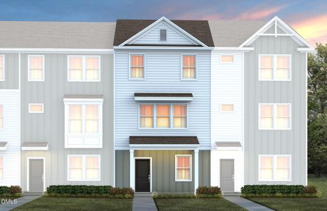 New construction Townhouse house 918 Fearless Rd, Durham, NC 27703 plan Broxton - image