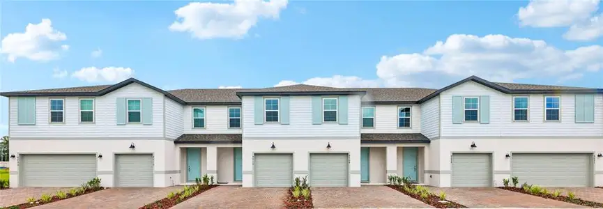 New construction Townhouse house 4941 Winding River Rd, Orlando, FL 32822 plan Abbey - image